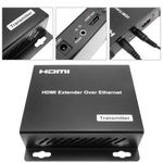 Extensor HDMI Prolongador FullHD 1080p a través de cable ethernet Cat.5e Cat.6 120m - Transmisor - HB02500 - 02