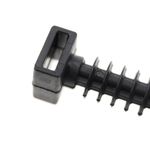Taco a presión negro 8mm para bridas 100 unidades - BR02000 - 05
