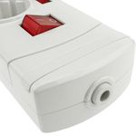 Regleta de 4 enchufes schuko con interruptor individual sin cable - CA00700 - 06