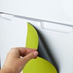 Cartel etiqueta magnética flexible amarillo A4 con imán - SY07100 - 06