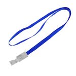 Cinta para colgar tarjeta de identificación al cuello azul marino - SY04500 - 01