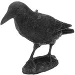 Ahuyentador de aves tipo estatua cuervo de pie 16 x 50 cm - AH04000 - 10