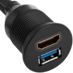 Cable extensión para empotrar con conexiones USB 3.0 y HDMI - UH13200 - 03