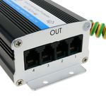 Protector de sobretensión teléfono RJ11 RJ12 10KA 110V 4-puerto 4-pin - SP03300 - 04
