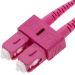 Cable de fibra óptica OM4 multimodo MMF duplex 50µm/125µm SC-SC de 5m - FP03500 - 05
