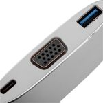 Conversor de USB 3.1 tipo C a VGA y USB-C y USB-A - UH08400 - 03