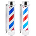 Poste de barbero luminoso y giratorio para peluquerías de 230 x 955 mm - BQ01200 - 06