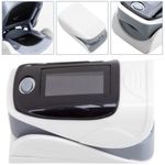 Oxímetro de dedo para la medición de saturación de oxígeno y ritmo cardíaco con pantalla OLED - KD03200 - 02