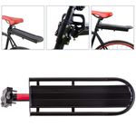 Portaequipajes metálico trasero para bicicleta fijación tubular y ajustable - S114000 - 04