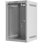 Armario Rack mural 10" 9U F310 280x310x469mm pared desmontado DIY blanco Lanberg - TR19400 - 05