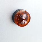 Zumbador de 22 mm para paneles de control 220 VAC naranja señal acústica - TX08700 - 06
