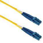 Cable de fibra óptica G657A1 con conectores LC/UPC a LC/UPC monomodo dúplex 9/125 de 1m OS2 - FI11100 - 01