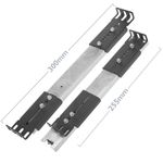 Guías laterales telescópicas de 300 mm extensibles para caja rack 19" IPC - RZ06100 - 02