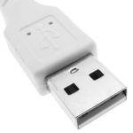 Cable USB 2.0 A macho a MicroUSB macho blanco de 1m - UR04200 - 02