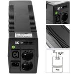 SAI de línea interactiva Supra de 900VA con 2 schuko - UP10200 - 03
