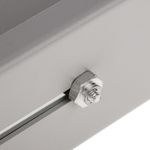 Bandeja telescópica ajustable para armario rack 19" de 1U y fondo 650mm blanco - RZ02800 - 08