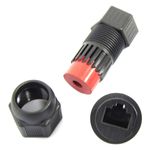 Keystone RJ45 hembra a RJ45 hembra Cat.6 UTP con protección IP68 - RD06900 - 03