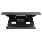 Reposapiés con plataforma ajustable de plástico negro con efecto masaje 455 x 330 mm 3 niveles - AG01200 - 05