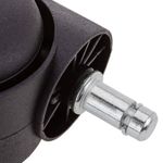 Rueda pivotante de nailon y PVC sin freno 50 mm M10 5 pack - KR02700 - 10