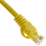 Cable de red ethernet Cat. 6a UTP de 0,25 m de color amarillo - LJ03100 - 02