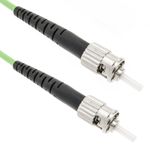 Cable de fibra óptica OM5 multimodo simplex 50µm/125µm ST/PC a ST/PC 100Gb de 2 m - GC01300 - 01