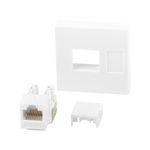 Keystone de pared RJ45 de Lanberg Cat.6 UTP - RD15900 - 01
