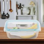 Recipiente rectángular para alimentos hermético de cristal de 1730 ml - KT16700 - 04