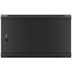 Armario Rack mural 19" 6U F450 600x450x379mm pared desmontado DIY negro Lanberg - WK31700 - 08