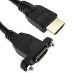 Adaptador HDMI macho a HDMI hembra de para panel - UB01500 - 01