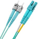 Cable OM3 de fibra óptica LC a ST multimodo duplex 50/125 de 3m - FY07400 - 05