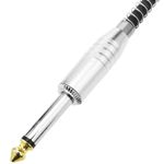 Cable audio micrófono instrumento mono jack 6.3mm macho a macho de 20m - AX06700 - 06