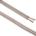 Bobina de Cable de altavoz de 2x1.00 de 100 metros transparente con indicador de polaridad - AL02300 - 01