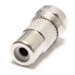 Adaptador RCA-hembra a F-macho - TF05100 - 01