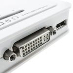 Conmutador KVM compacto USB DVI AUDIO de 1KVM a 2CPU - SW07200 - 09