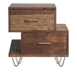 Pies para mesa y mueble estilo vintage Patas en acero 2 varillas 15 cm 4-pack - IN04100 - 04