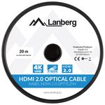 Cable HDMI V2.0 macho a macho de 20 m de Lanberg color negro CA-HDMI-20FB-0200-BK - HI09900 - 04