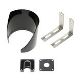 Semáforo para interior y exterior IP65 negro de 1 x 200mm de 12-24V con verde-flecha y roja-cruz - SM02300 - 06
