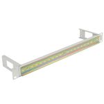Carril de montaje DIN de 1U TS-35 para rack 19" AK-1801-S blanco - RZ17800 - 01