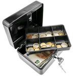 Caja fuerte portátil para dinero caudales billetes y monedas 150 x 117 x 80 mm - BY00100 - 03