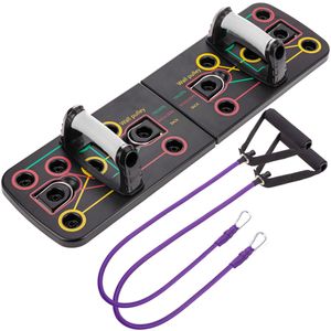 Tabla de entrenamiento plegable para ejercicios musculares 14 en 1