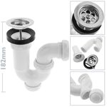 Sifón curvo extensible para lavabo-bidet 1"1/2 x ∅ 70 mm - KS20500 - 02