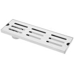 Canaleta de desagüe 30x10cm con rejilla en acero inoxidable mate - KS42100 - 08