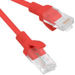 Lanberg cable de red ethernet UTP Cat. 5e 0,5m rojo - RL10200 - 01