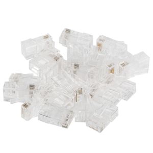 Pack de 100 unidades enchufe RJ45 de 8 clavijas cat.5E UTP de 8 pin de Lanberg PLU-5000EZ