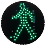 Luz LED para semáforo IP65 200mm de 220VAC peatón verde - SM05600 - 02