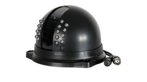 Cámara CCD Sharp 1/4" 420 líneas 18 LEDs IR alcance 15 m