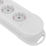Regleta de enchufes 10 schuko con interruptor y protección sobretensiones blanco (1.5m cable) - CA00900 - 05