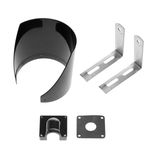 Semáforo para interior y exterior IP65 negro de 2 x 200mm de 220V con verde y roja para peatones - SM05400 - 05