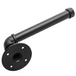 Portarrollos WC de 230 mm para papel higiénico de acero. Tubo industrial y vintage - IP06200 - 03