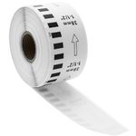Rollo bobina de etiquetas adhesivas compatibles con Brother DK-22225 ancho 38mm long. 30.48m - KT06900 - 06